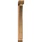 Ekena Millwork Thorton Slat Smooth Bracket w/ Offset Brace, Western Red Cedar, 5 1/2"W x 36"D x 48"H BKT0604X36X48THR06SWR - alternate 2